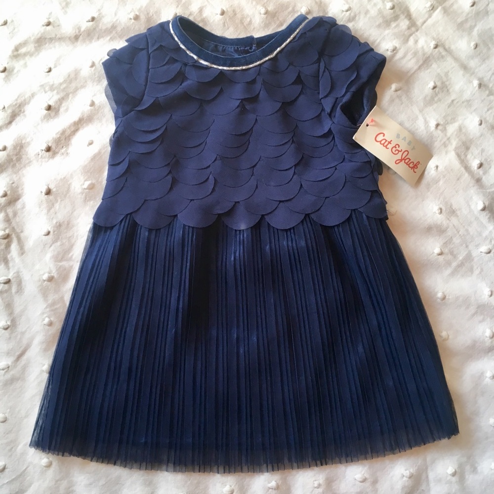 •NWT• Cat & Jack Midnight Blue Flapper Dress